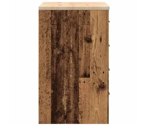 Garažo Spinta, 60X51X85 cm Pušies Medienos Masyvas