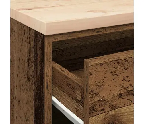 Garažo Spinta, 60X51X85 cm Pušies Medienos Masyvas