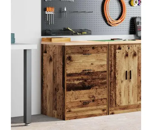 Garažo Spinta, 60X51X85 cm Pušies Medienos Masyvas