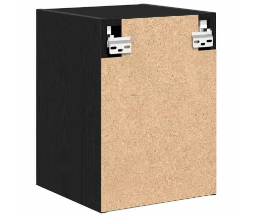 Garāžas Sienas Skapji, 2 Gab., Melna, Inženierijas Koks Vidaxl