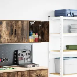 Sieninė Garažo Spinta Rūkyto Ąžuolo Inžinerinė Mediena