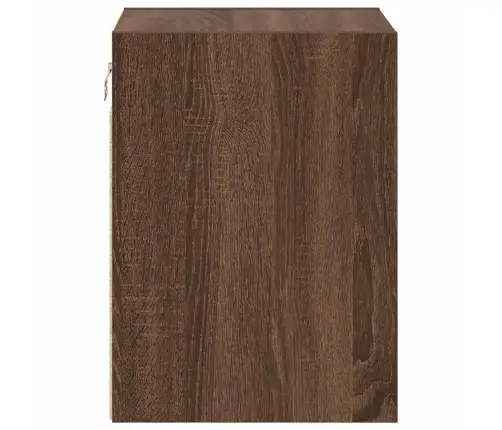 Garaaži Seinakapid 2 Tk, Pruun Tamm, Tehispuit