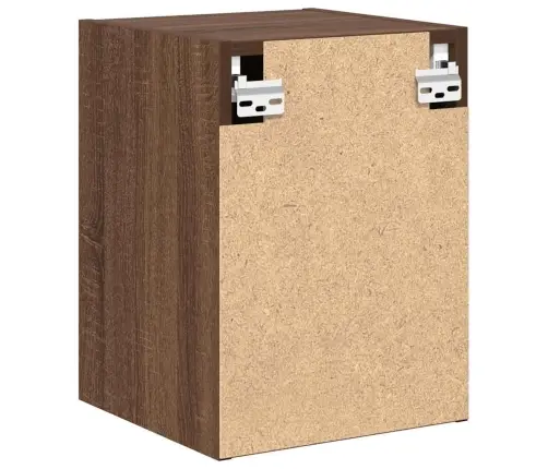 Garaaži Seinakapid 2 Tk, Pruun Tamm, Tehispuit