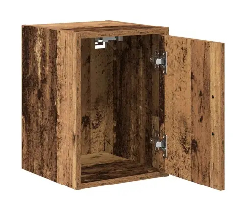 Garāžas Sienas Skapis Vecā Koka Inženierijas Koksne Vidaxl