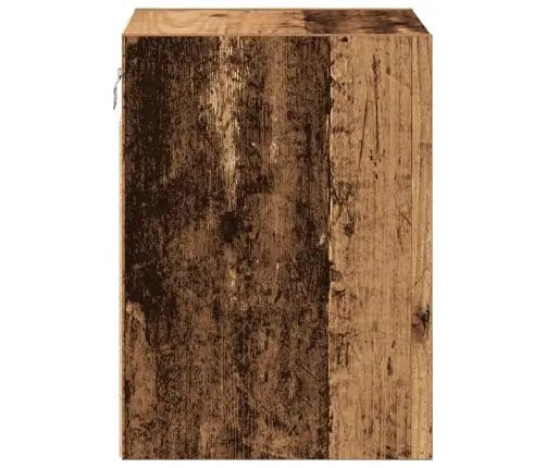 Garāžas Sienas Skapis Vecā Koka Inženierijas Koksne Vidaxl