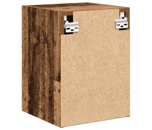 Garāžas Sienas Skapji, 2 Gab., Veci Dēļi, Inženierijas Koks Vidaxl