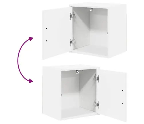 Garāžas Sienas Skapji, 2 Gab., Balti, Inženierijas Koks Vidaxl