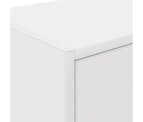 Garāžas Sienas Skapji, 2 Gab., Balti, Inženierijas Koks Vidaxl