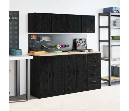 Garaaži Seinakapid 2 Tk, Must, Tehispuit