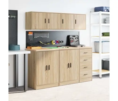 Sieninės Garažo Spintos, 2Vnt., Ąžuolo, Mediena