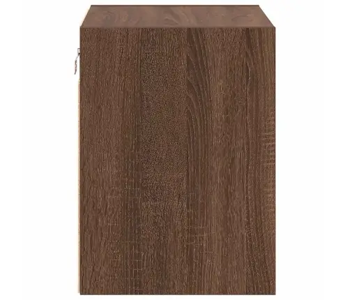 Sieninės Garažo Spintos, 2Vnt., Rudos, Mediena