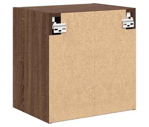 Sieninės Garažo Spintos, 2Vnt., Rudos, Mediena