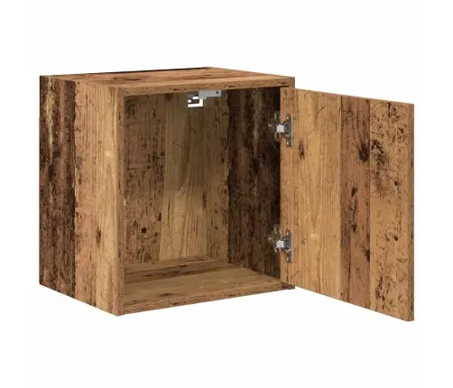Garāžas Sienas Skapis Vecā Koka Inženierijas Koksne Vidaxl