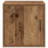 Garāžas Sienas Skapis Vecā Koka Inženierijas Koksne Vidaxl