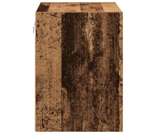 Garāžas Sienas Skapis Vecā Koka Inženierijas Koksne Vidaxl