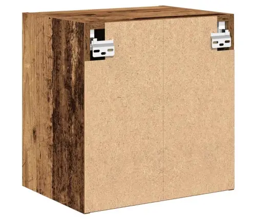 Garāžas Sienas Skapji, 2 Gab., Veci Dēļi, Inženierijas Koks Vidaxl