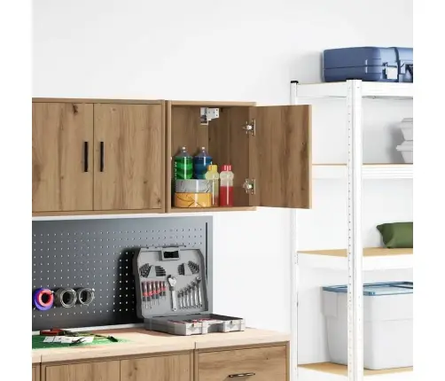 Garāžas Sienas Skapis Amatnieka Ozola Inženierijas Koks Vidaxl