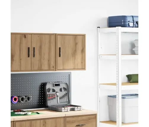 Garāžas Sienas Skapis Amatnieka Ozola Inženierijas Koks Vidaxl