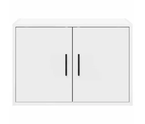 Garāžas Sienas Skapji, 2 Gab., Balti, Inženierijas Koks Vidaxl