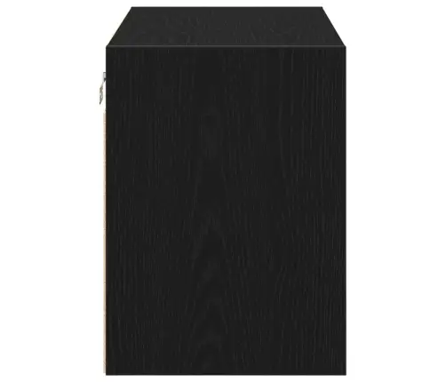 Garāžas Sienas Skapis, Melns Inženierijas Koks Vidaxl