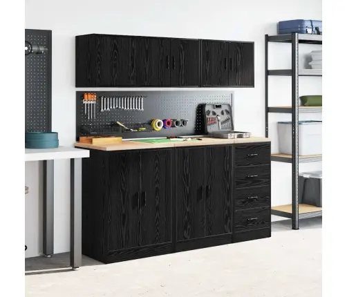 Garaaži Seinakapid 2 Tk, Must, Tehispuit