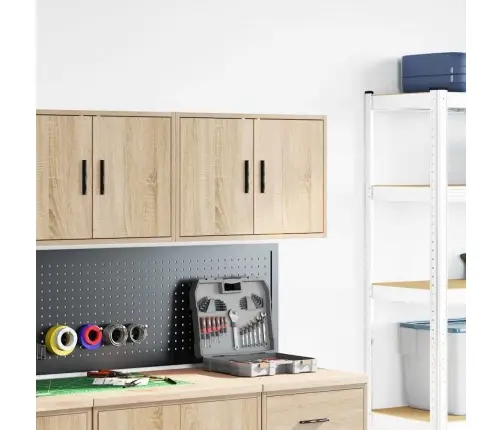 Garāžas Sienas Skapis Sonoma Ozola Inženierijas Koksne Vidaxl