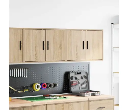 Sieninės Garažo Spintos, 2Vnt., Ąžuolo, Mediena