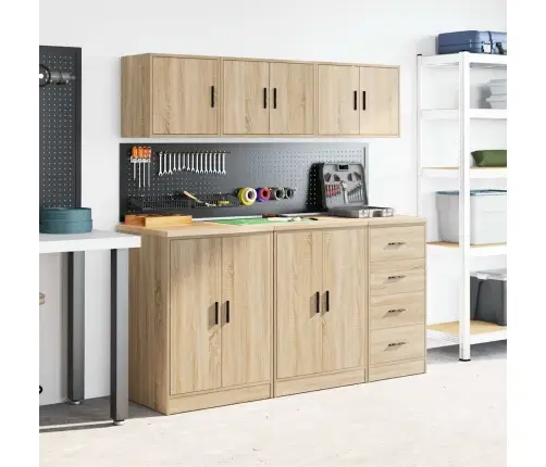 Sieninės Garažo Spintos, 2Vnt., Ąžuolo, Mediena