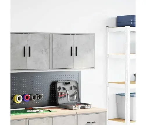 Garažo Sieninė Spinta Betoninė Pilka Inžinerinė Mediena