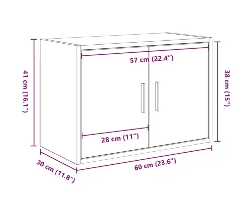 Garažo Sieninė Spinta Betoninė Pilka Inžinerinė Mediena