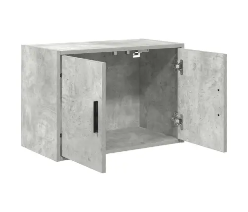 Garāžas Sienas Skapji, 2 Gab., Betona Pelēki, Inženierijas Koks Vidaxl