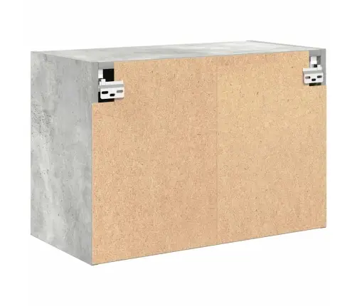 Garāžas Sienas Skapji, 2 Gab., Betona Pelēki, Inženierijas Koks Vidaxl