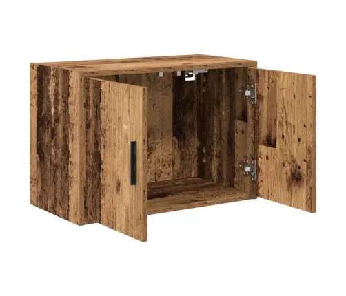 Garāžas Sienas Skapis Vecā Koka Inženierijas Koksne Vidaxl