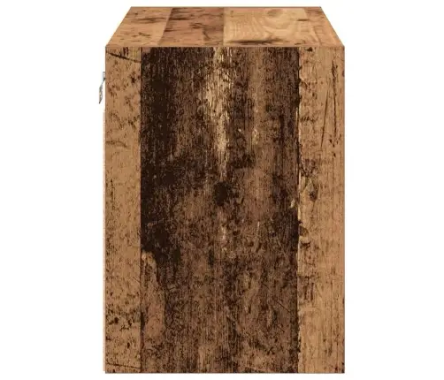 Garāžas Sienas Skapis Vecā Koka Inženierijas Koksne Vidaxl