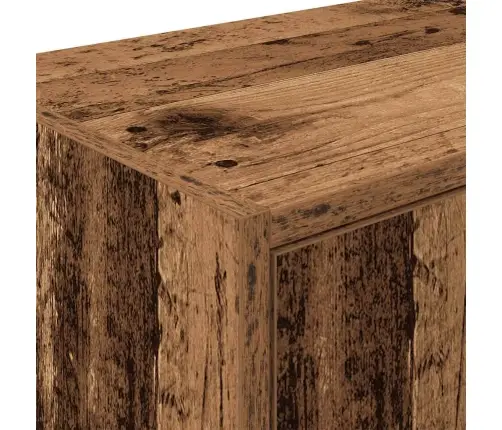 Garāžas Sienas Skapis Vecā Koka Inženierijas Koksne Vidaxl