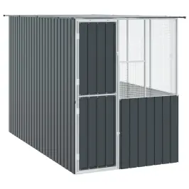 Paukščių Narvas Antracitas 315 X 167 X 200 Cm Cinkuota Plienas