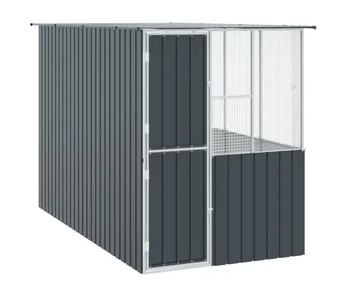 Paukščių Narvas Antracitas 315 X 167 X 200 Cm Cinkuota Plienas