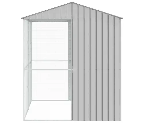 Paukščių Narvas Pilka 215 X 210 X 247 Cm Cinkuota Plienas