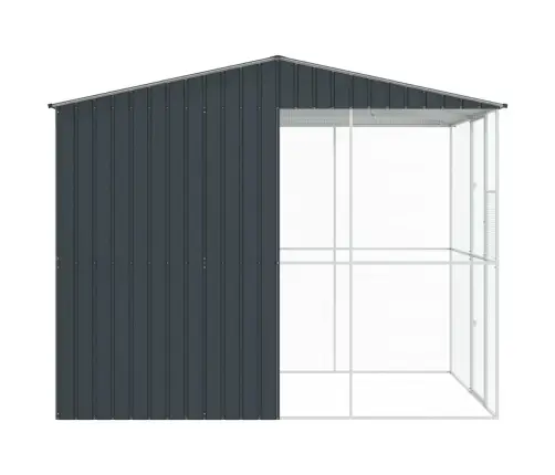 Paukščių Narvas Antracitas 215 X 310 X 247 Cm Cinkuota Plienas