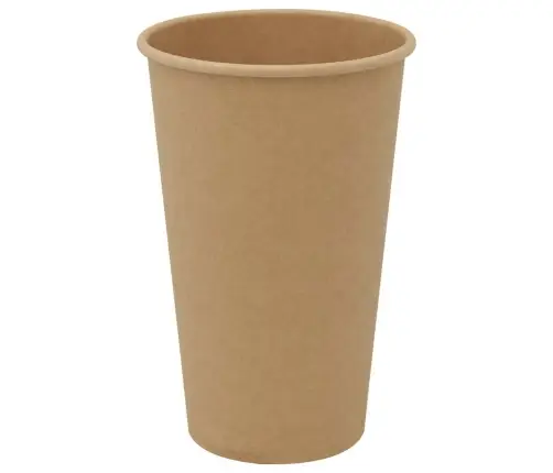 Popieriniai Kavos Puodeliai Su Dangteliais 1000 Vnt 16Oz 400 Ml