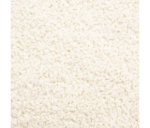 Grozāmā Biroja Krēsla Krēmkrāsas Cirtains Vilnai Līdzīgs Audums Vidaxl