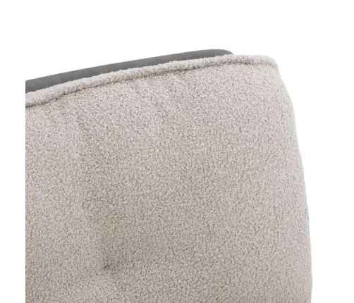 Grozāmā Biroja Krēsla Gaiši Pelēks Cirtains Vilnai Līdzīgs Vidaxl