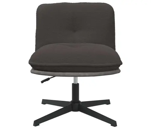 Pööratav Kontoritool, Tumehall, Lokkis Villataoline Kangas