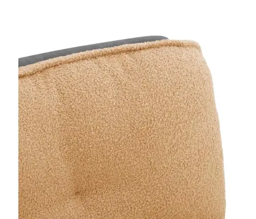 Pasukamas Biuro Kėdės Smėlio Spalvos Garbanotas Vilnos Audinys