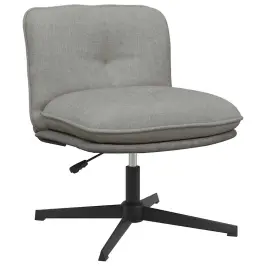 Pasukama Biuro Kėdė, Šviesiai Pilkos Spalvos, Audinys