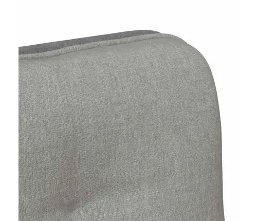Biroja Krēsls, Grozāms, Gaiši Pelēks Audums Vidaxl