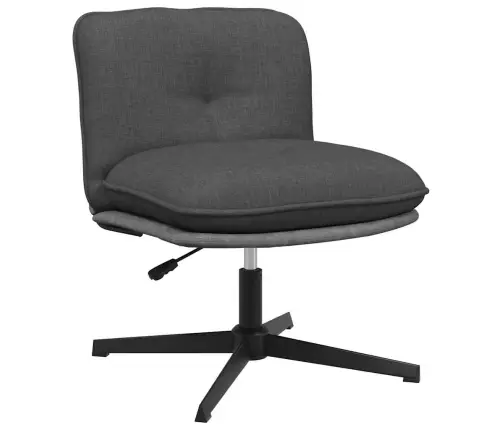 Biroja Krēsls, Tumši Pelēks Audums Vidaxl