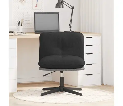 Biroja Krēsls, Melns Audums Vidaxl
