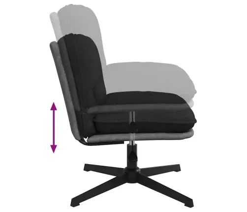 Biroja Krēsls, Melns Audums Vidaxl