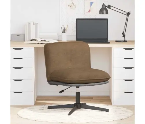 Biroja Krēsls, Pelēkbrūns Audums Vidaxl